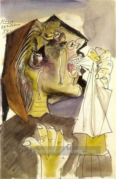 La Femme qui pleure 14 1937 cubisme Pablo Picasso Peinture à l'huile